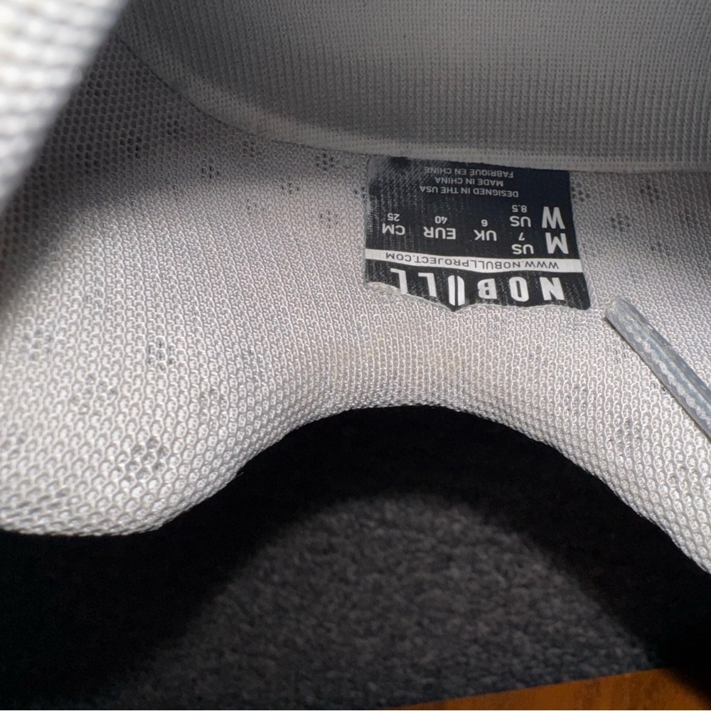 NOBULL Light Gray Knit Training Shoe with Gum Outsole - Picture 10 of 13